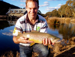 Andy's Moonbah Hut Brown Trout